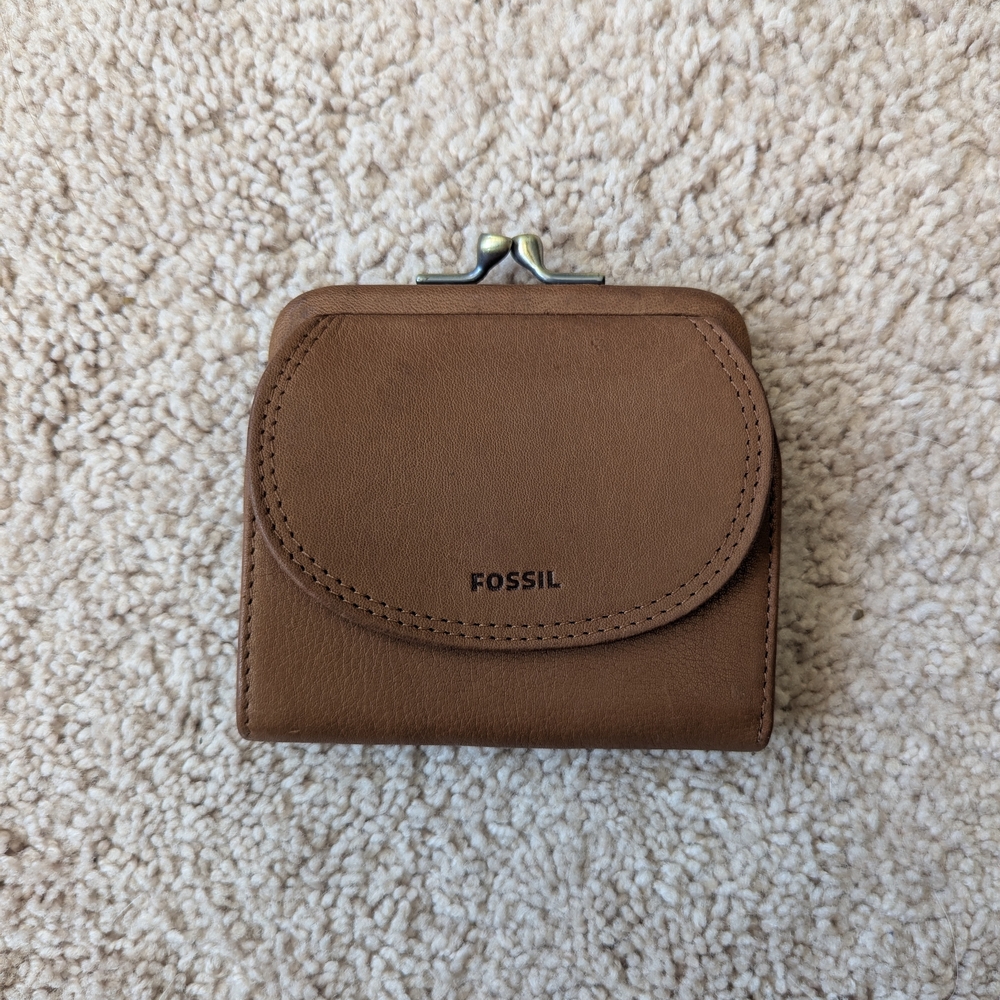 Fossil Brown Leather Wallet